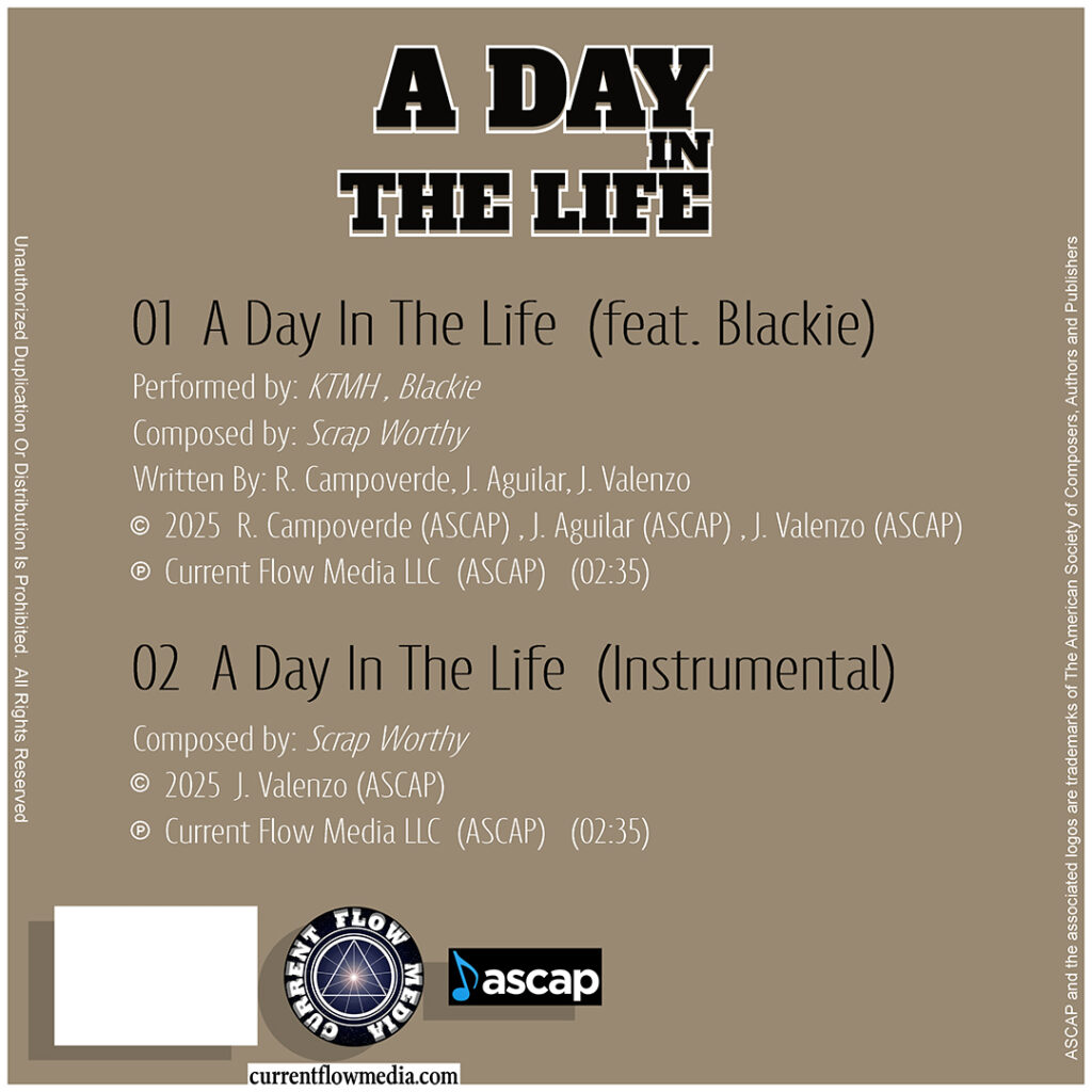 A Day In The Life Back Cover